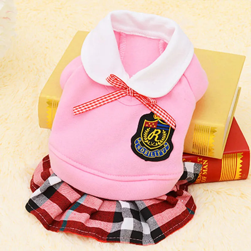 Couple Pet Dog/Cat Clothes Pet Uniform Clothing for Small - Medium Dogs