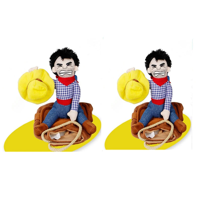 Halloween Party Dog Clothes Funny Cowboy Dressing Up Jacket Coats, Small - Large Dogs