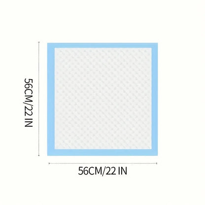 100Pcs Super Absorbent Disposable Pet Urine Pads for Large Breeds Potty Training, Travel - Ideal for Dogs, Puppies, Cats