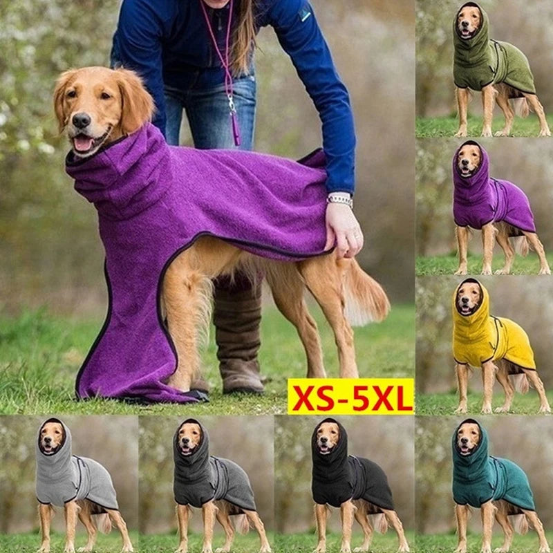 Fleece /Velvet Soft Hoodies Jacket for Dogs, Sizes S-5XL