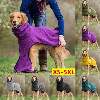 Fleece /Velvet Soft Hoodies Jacket for Dogs, Sizes S-5XL