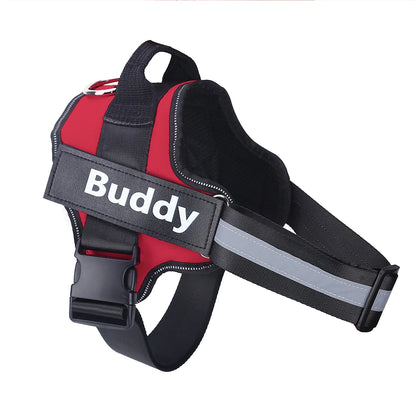 Personalized Dog Harness, NO PULL, Reflective, Breathable Harness Vest For Small - Large Dogs