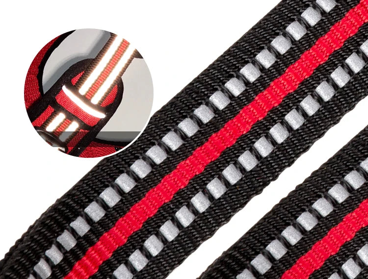 Reflective Nylon Dog Harness, No Pull Adjustable Medium & Large Dogs