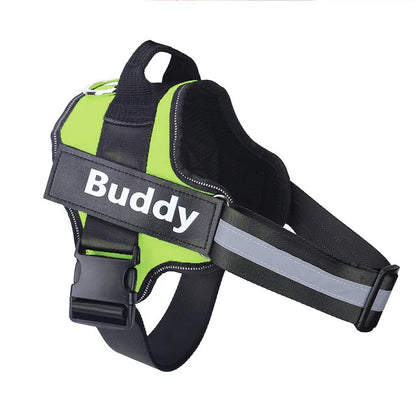 Personalized Dog Harness, NO PULL, Reflective, Breathable Harness Vest For Small - Large Dogs