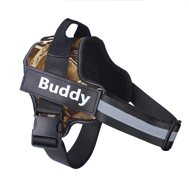 Personalized Dog Harness, NO PULL, Reflective, Breathable Harness Vest For Small - Large Dogs