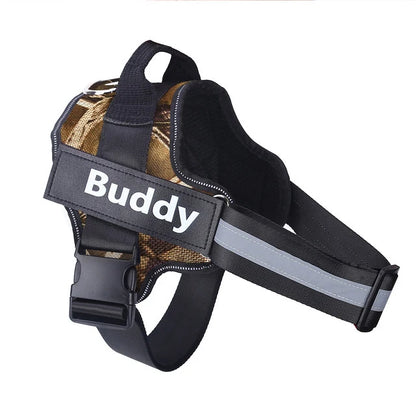 Personalized Dog Harness, NO PULL, Reflective, Breathable Harness Vest For Small - Large Dogs