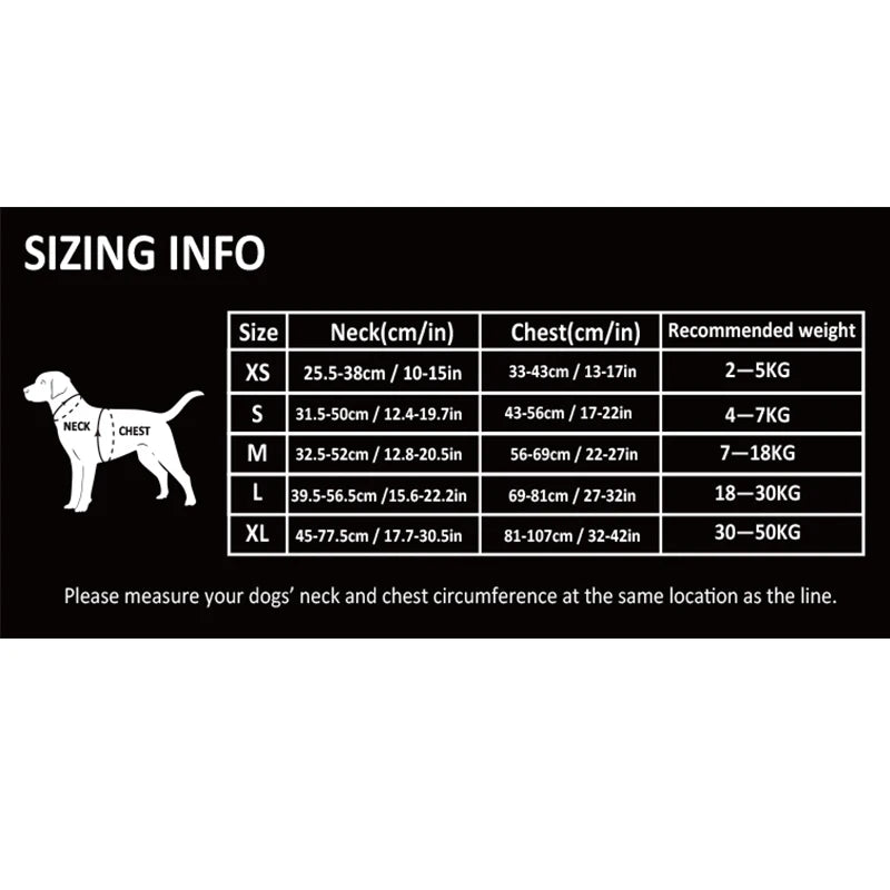 Reflective Nylon Dog Harness, No Pull Adjustable Medium & Large Dogs