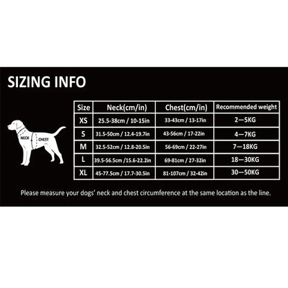 Reflective Nylon Dog Harness, No Pull Adjustable Medium & Large Dogs