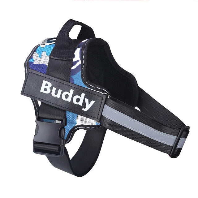 Personalized Dog Harness, NO PULL, Reflective, Breathable Harness Vest For Small - Large Dogs