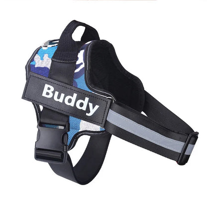 Personalized Dog Harness, NO PULL, Reflective, Breathable Harness Vest For Small - Large Dogs
