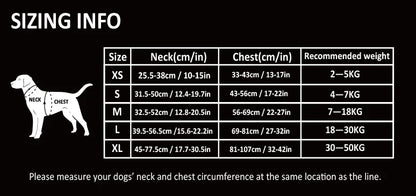 Reflective Nylon Dog Harness, No Pull Adjustable Medium & Large Dogs