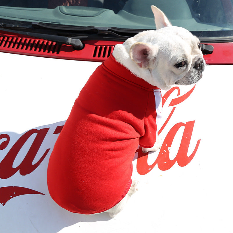 Manufacturer Customizes Pet Clothes for Autumn and Winter, Warm Trendy Brand Sweatshirts with Letters for Dogs and Cats, Small, Medium and Large Dogs