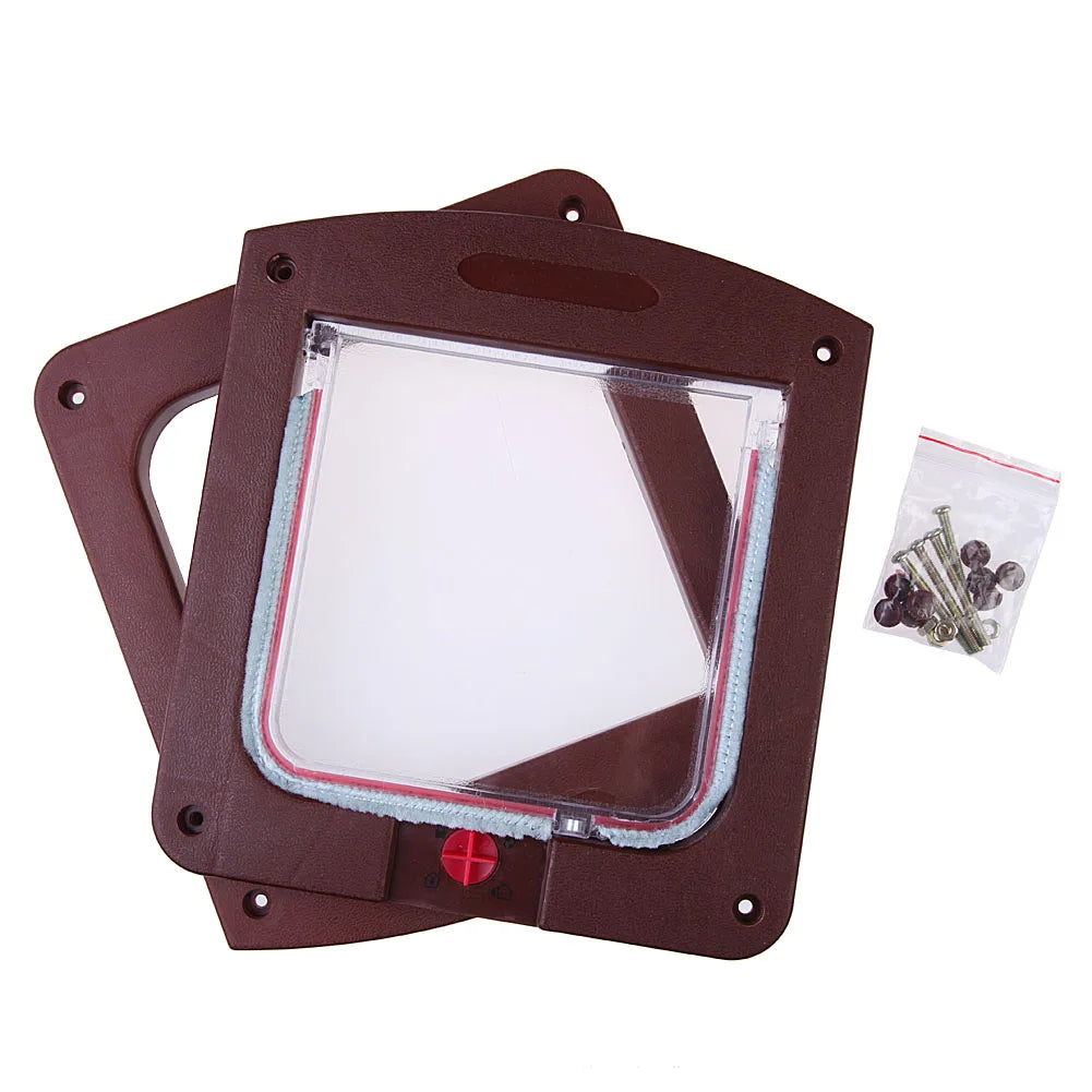 Dog Interior Door Lockable Pet Door, Small Pet Gate Door Kit for Dog & Cats