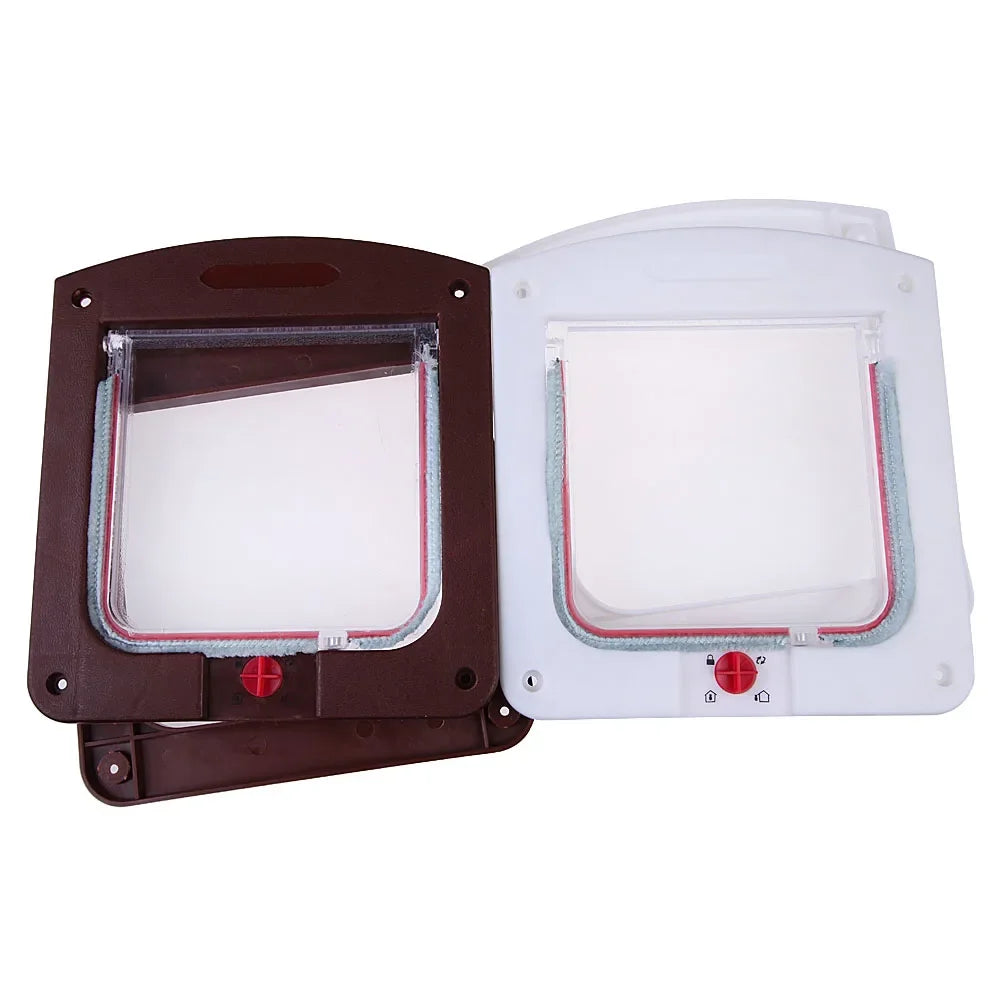 Dog Interior Door Lockable Pet Door, Small Pet Gate Door Kit for Dog & Cats