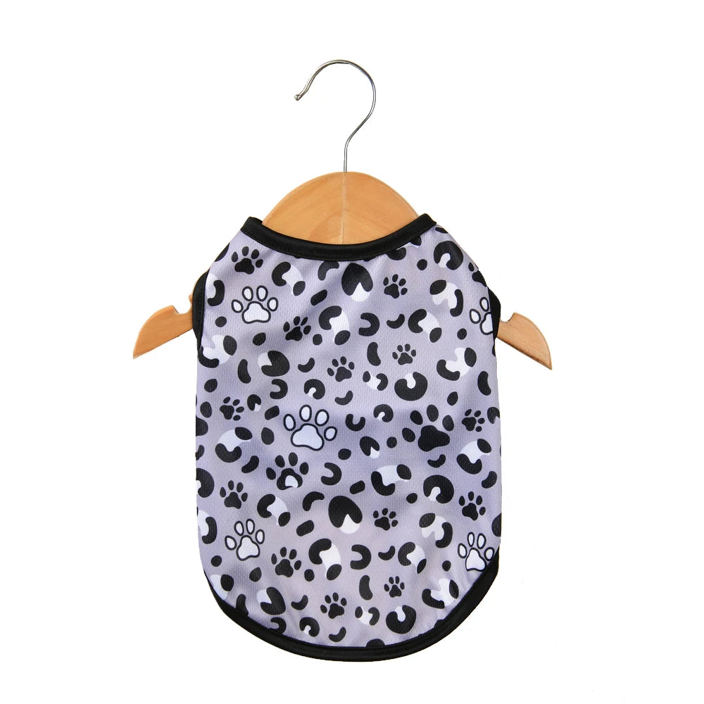 Summer Clothes Breathable Vest For Small Dogs & Cats Costume, Beach Style Fashion T-shirt