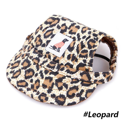 Fashionable Cute Pet Dog Cat Puppy Hat Baseball Visor Hat Puppy Grooming Dress Up Hat Peaked Cap Sunbonnet Outdoor Topee