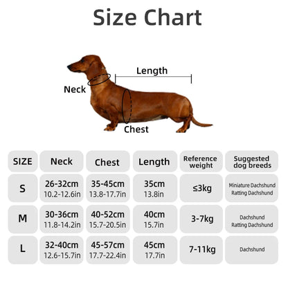 Winter Dog Coat for Small Short-Leg Dogs