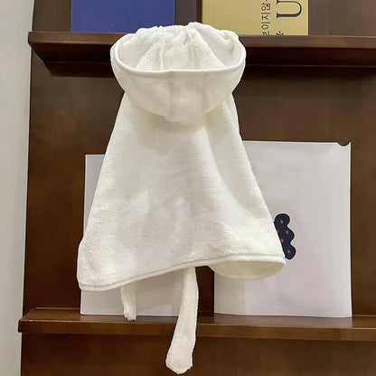 Pet Dog or Cat Towels Bathrobes With Cap Soft Drying Bath Pet For Cat Hoodies Puppy