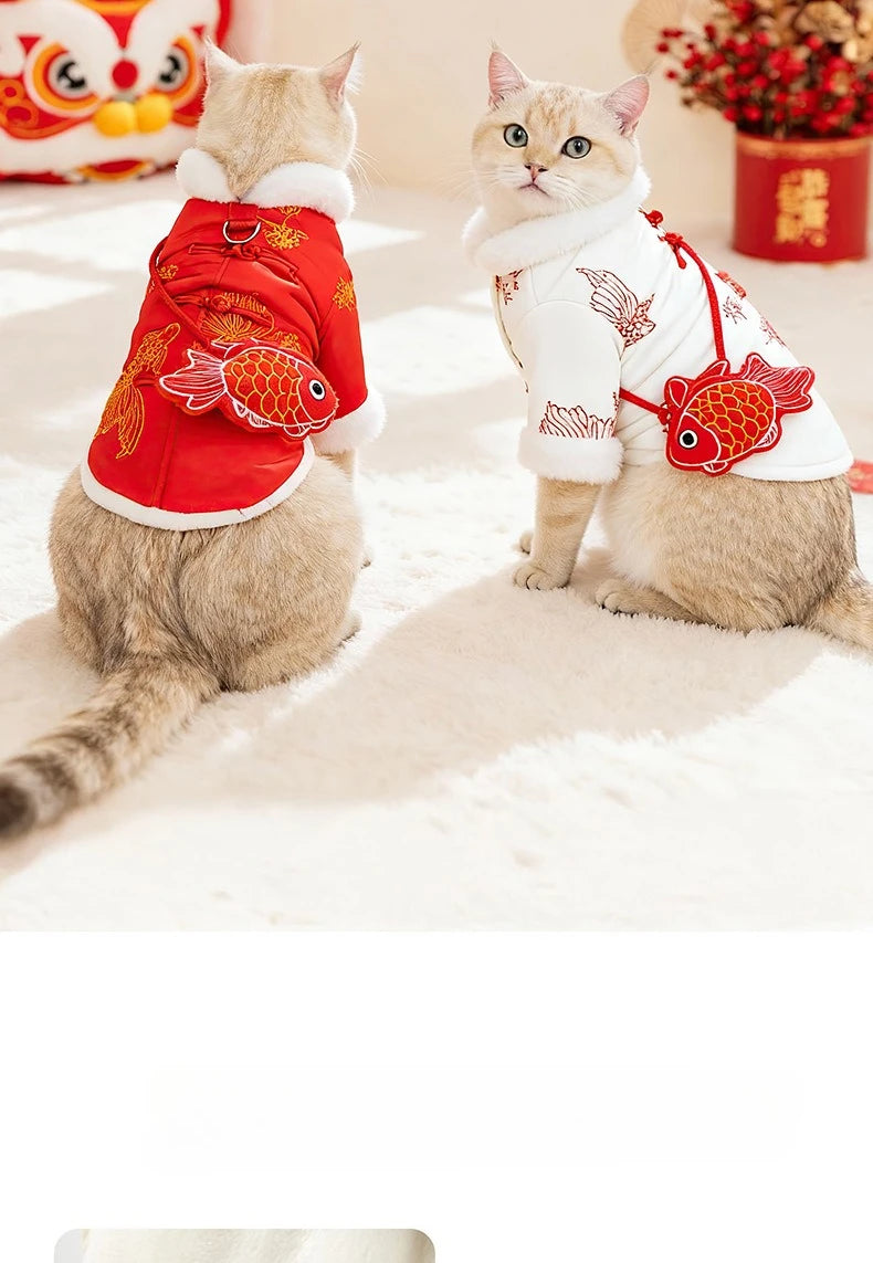 Robe Costume, Warm Cat / Small Dog Winter Pet Vest