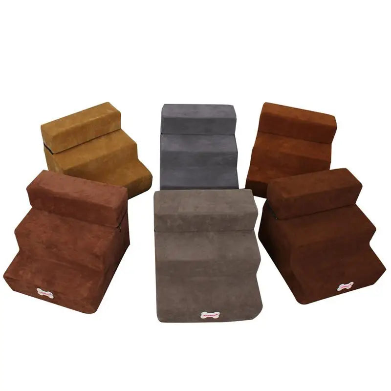 Small Dog Stairs Pet 3 Steps Stairs 30cm Height for Small Dog Cat Ramp Ladder, Antislip