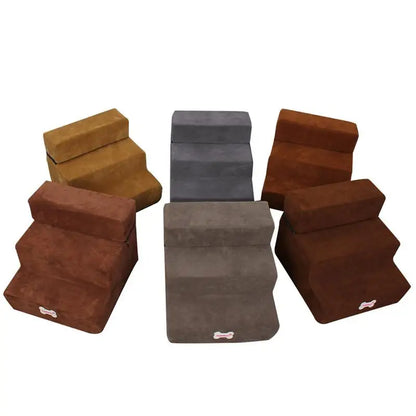 Small Dog Stairs Pet 3 Steps Stairs 30cm Height for Small Dog Cat Ramp Ladder, Antislip