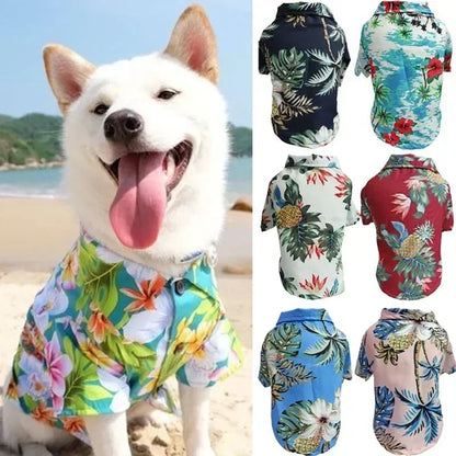 Hawaiian Style Pet Shirt, Dog/Cat Shirts for Small - Medium