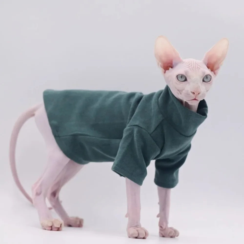 Cat Clothes, Soft Cotton Winter Cat Outfit