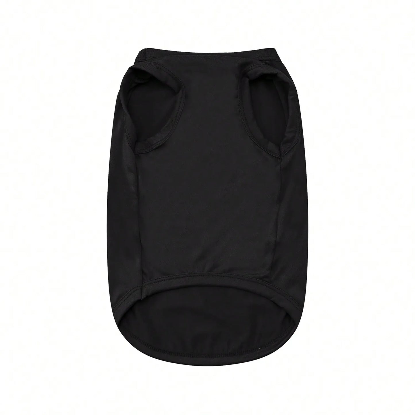 1pc Letter Print Dog Vest Tank Top, Featuring A Playful 'Where's The Food' Back Print