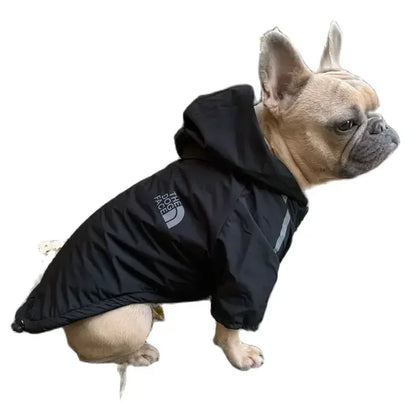Dog Waterproof Warm Coat, Cotton, Hooded Jacket, Reflective