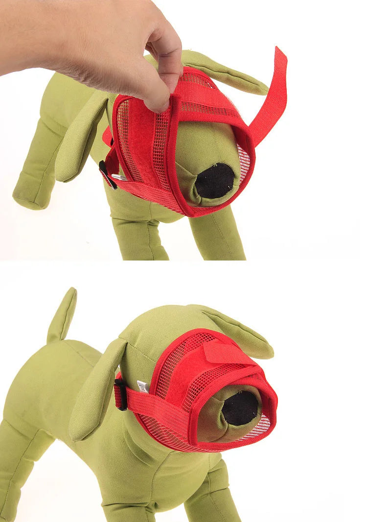 Anti Barking Dog Muzzle For Small - Large Dogs Adjustable Mesh, Breathable