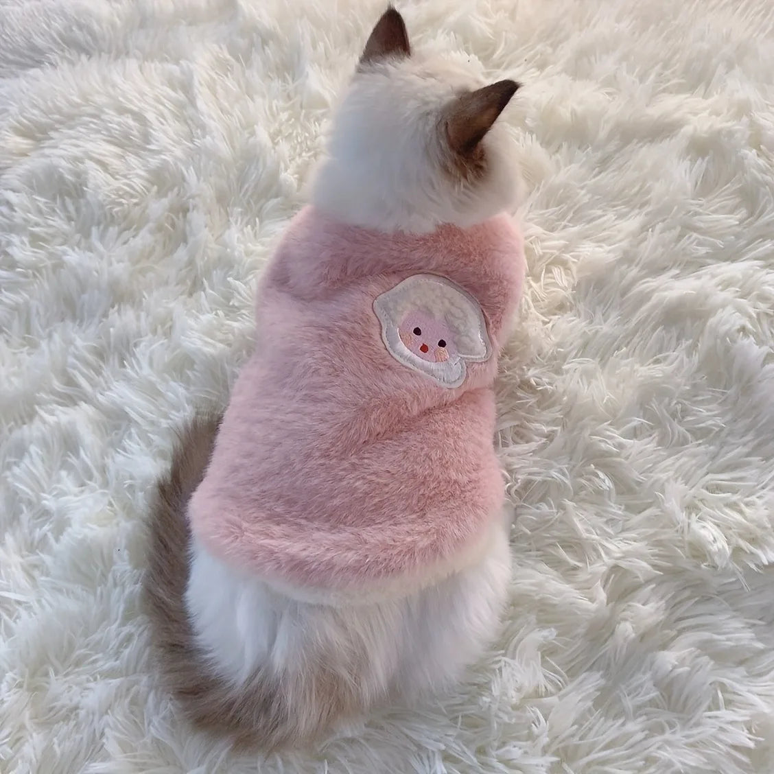 Warm Kitten Clothes for Winter, Sweater Vests