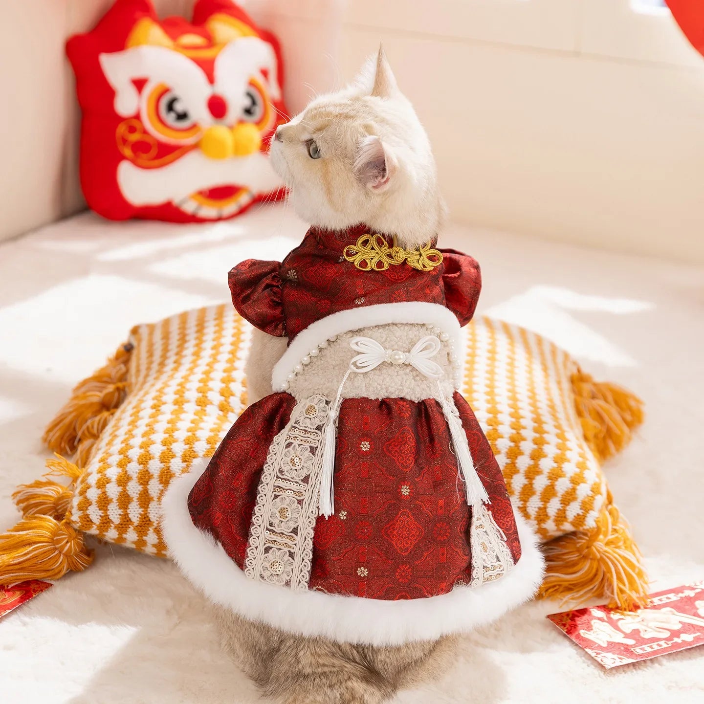 Robe Costume, Warm Cat / Small Dog Winter Pet Vest
