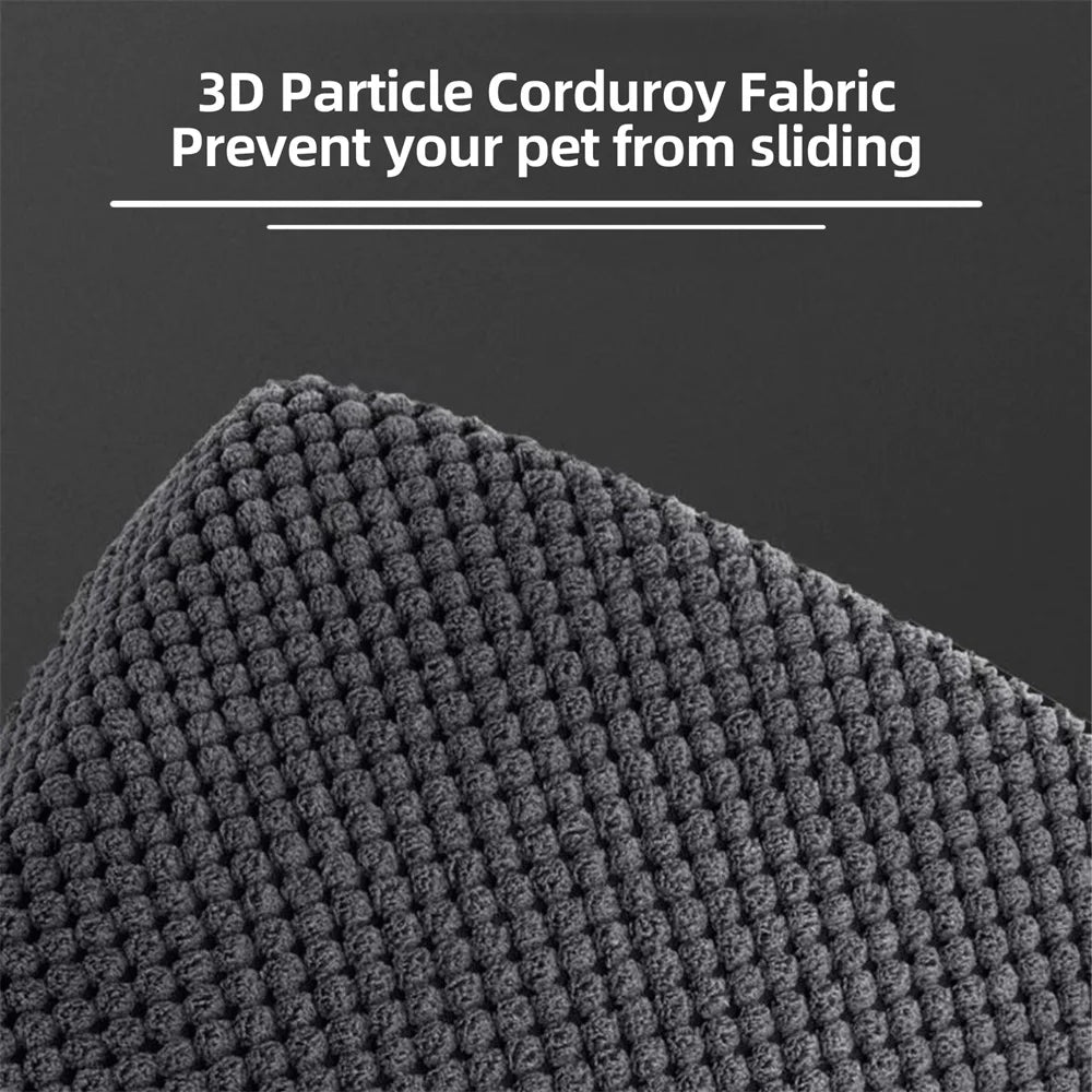 Dog Ramp Step Stairs 5 Steps Pet Stairs for High Beds and Sofa High-Density Sponge Foam Dog Steps with Removable Washable Cover