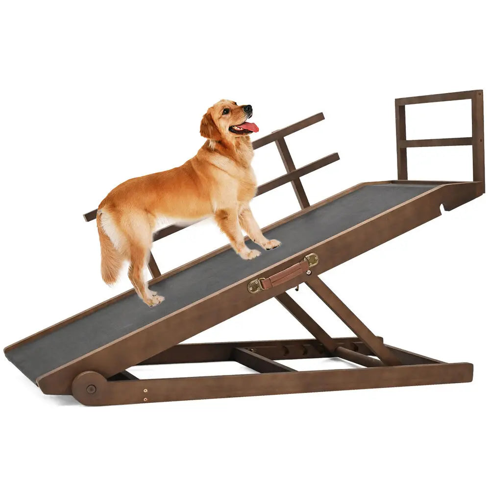 Dog Ramp For Bed Car Couch Truck Folding Pet Ramp Stairs Suit Small & Large Dog