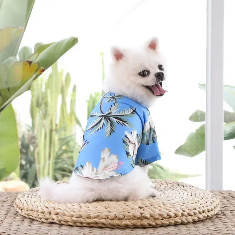 Hawaiian Style Pet Shirt, Dog/Cat Shirts for Small - Medium