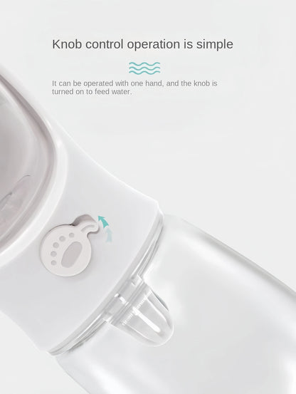 Portable Dog & Cat Water Bottle with Storage Food and Water Container for Travel