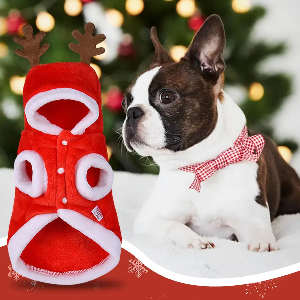 Christmas Clothes, Warm Cold Weather Coats for Small Dogs & Cats