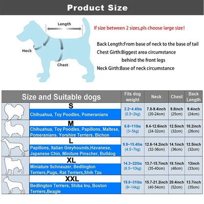 Fashion Soft Denim Pet Overalls - Jean Outfit Set for Small - Medium Breed Dogs