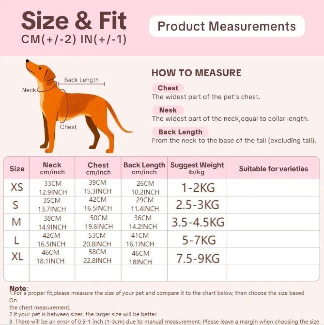 Zippered Thickened Dog Hoodie - Breathable Warm Cotton Coat for Small Breed Pets