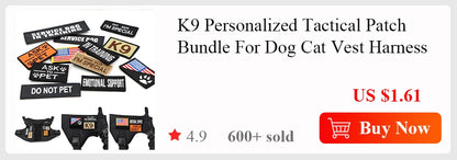 Tactical Dog Harness Leash Set for Large Dogs, Military Harnesses for Training Walking Hunting