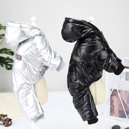 Winter Warm Pet Dog Jumpsuit Waterproof Dog Clothes for Small Dogs, Cats