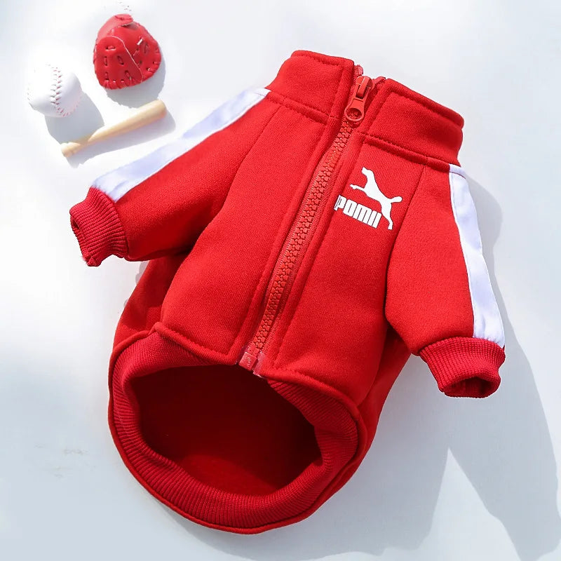 Manufacturer Customizes Pet Clothes for Autumn and Winter, Warm Trendy Brand Sweatshirts with Letters for Dogs and Cats, Small, Medium and Large Dogs