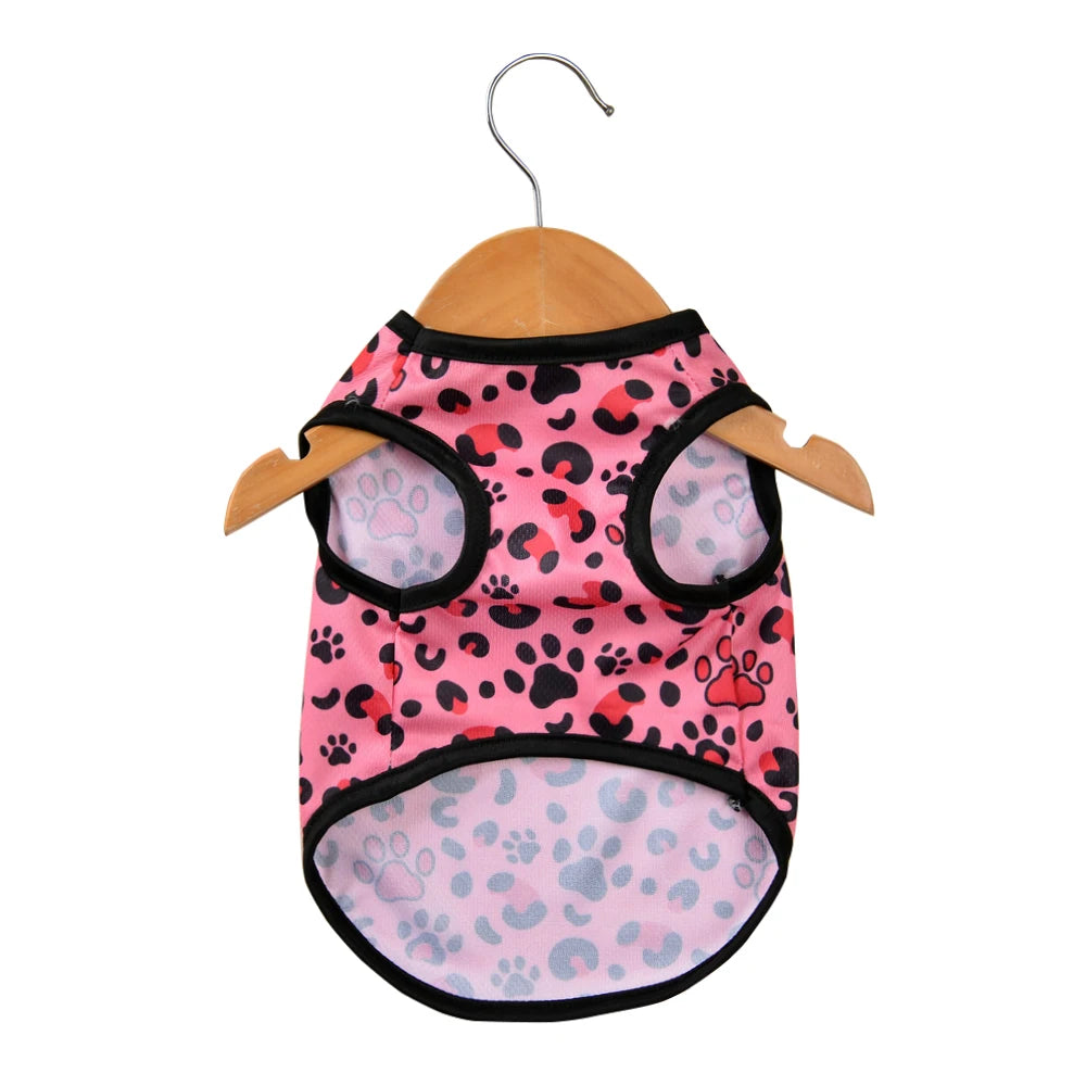Summer Clothes Breathable Vest For Small Dogs & Cats Costume, Beach Style Fashion T-shirt
