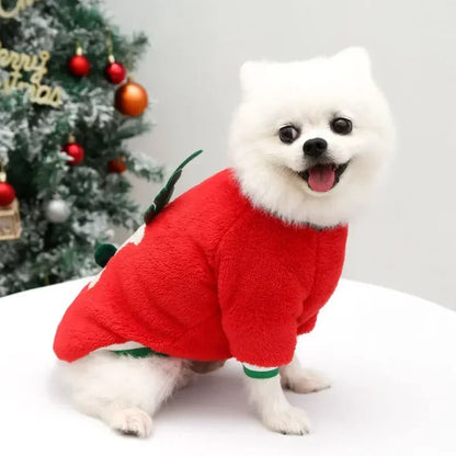 Christmas Clothes Winter Warm Pet Clothes for Small & Medium Dogs