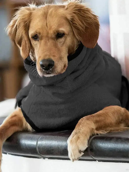 Dog Winter Fleece Jumper, Warm Lining Adjustable