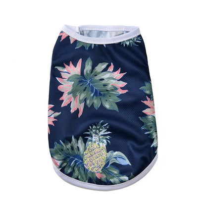 Summer Clothes Breathable Vest For Small Dogs & Cats Costume, Beach Style Fashion T-shirt