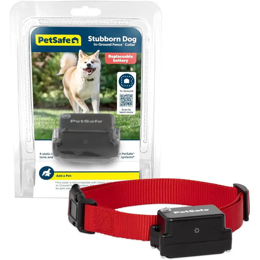 PetSafe Stubborn Dog In-Ground Fence Reciever Collar - Waterproof & Battery-Operated Adjustable Invisible Boundary