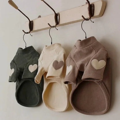 Love Winter Warm Pet Dog Clothes, Base Shirt Cute Teddy Bear