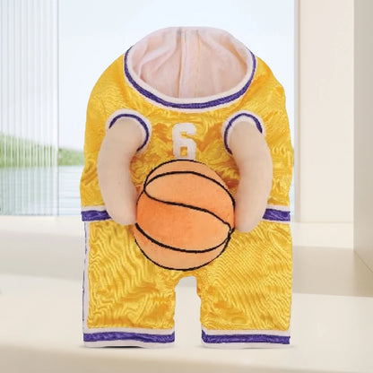 Dog Basketball Player Costume with Ball