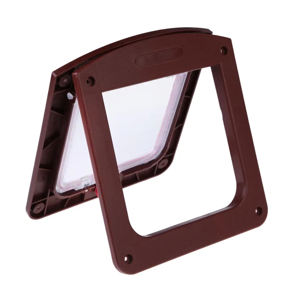 Dog Interior Door Lockable Pet Door, Small Pet Gate Door Kit for Dog & Cats